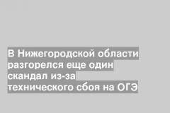 В Нижегородской области разгорелся еще один скандал из-за технического сбоя на ОГЭ