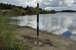 Контроль за уровнем воды в тамбовских водоёмах будут вести с помощью специальных реек