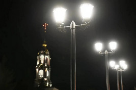 На набережной в Тамбове появились новые светильники