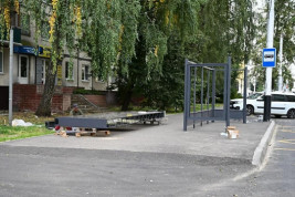 Новые остановочные павильоны устанавливают в Тамбове