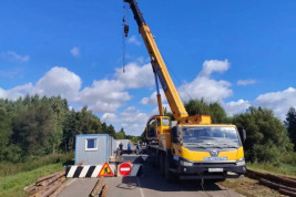 В Моршанском округе приступили в работам по строительству временного моста через реку Пячка
