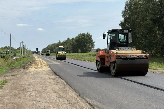 Дорожники завершили работы на большинстве объектов в регионе (фото: министерство автомобильных дороги транспорта Тамбовской области)