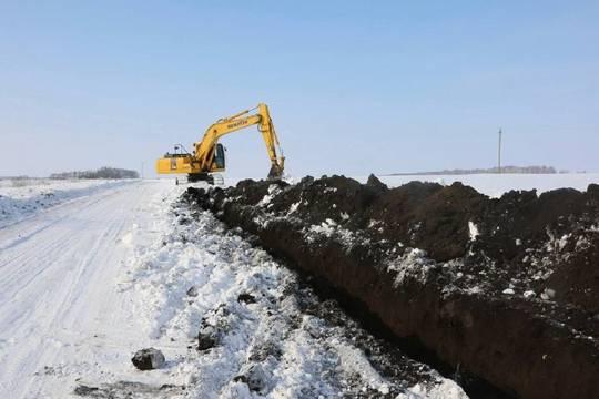 Стартовало строительство газопровода для жителей посёлка Пудовкин (фото: пресс-служба компании «Газпром газораспределение Тамбов»)