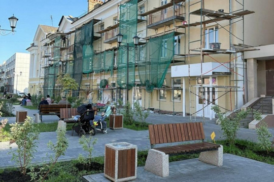 Единый архитектурный облик формируют для улицы Октябрьской (фото: администрация Тамбова)