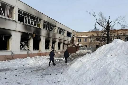 В Мичуринске устраняют последствия атаки украинских дронов (фото: канал Евгения Первышова в MAX
