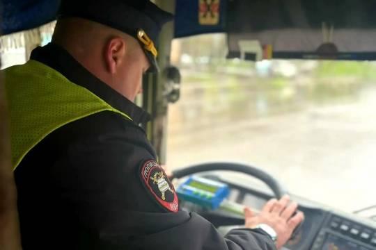 За три дня проверок к ответственности привлекли свыше 400 водителей автобусов (фото: Госавтоинспекция Тамбовской области )