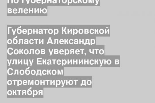 Фото пресс-службы правительства Кировской области